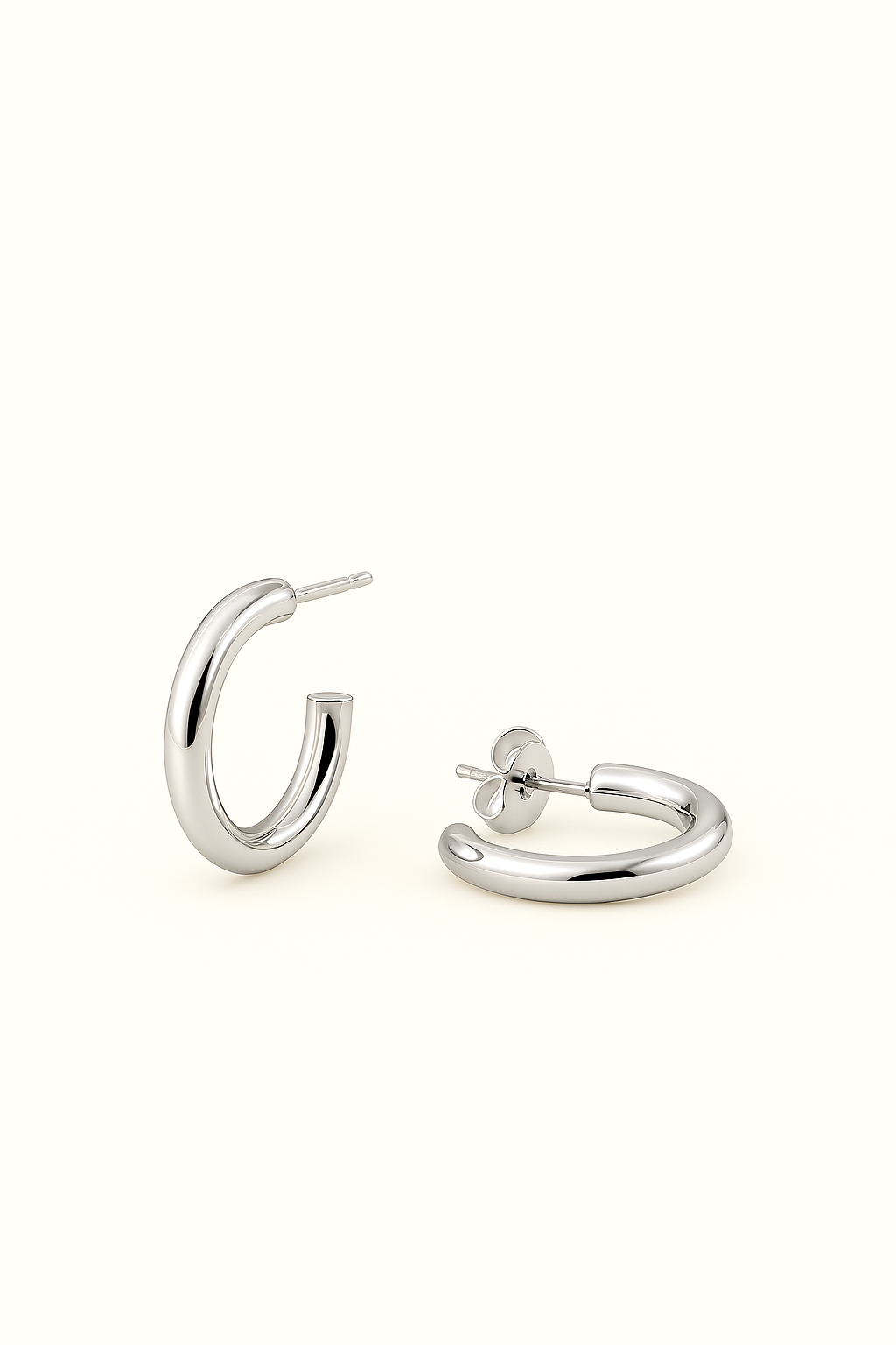 Mini Hoops Plata